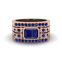 Sapphire Majestic Splendor Men's Ring - Shiloh No. 74 image 1