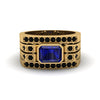 Sapphire Majestic Splendor Men's Ring - Shiloh No. 43