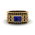 Sapphire Majestic Splendor Men's Ring - Shiloh No. 43