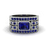 Sapphire Majestic Splendor Men's Ring - Shiloh No. 75 image 1