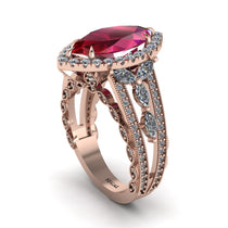 Ruby Majestic Splendor Engagement Ring - Antonella No. 11 image 1