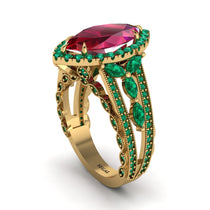Ruby Majestic Splendor Engagement Ring - Antonella No. 25 image 1