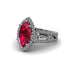 Ruby Majestic Splendor Engagement Ring - Antonella No. 12