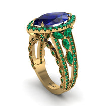 Sapphire Majestic Splendor Engagement Ring - Antonella No. 28 image 1