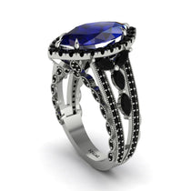 Sapphire Majestic Splendor Engagement Ring - Antonella No. 45 image 1