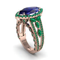 Sapphire Majestic Splendor Engagement Ring - Antonella No. 29 image 1