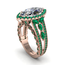 Diamond Majestic Splendor Engagement Ring - Antonella No. 17 image 1