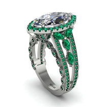 Diamond Majestic Splendor Engagement Ring - Antonella No. 18 image 1