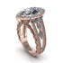 Diamond Majestic Splendor Engagement Ring - Antonella No. 2