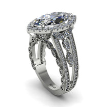 Diamond Majestic Splendor Engagement Ring - Antonella No. 3 image 1