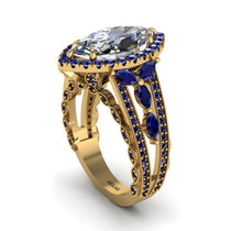Diamond Majestic Splendor Engagement Ring - Antonella No. 61 image 1