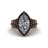 Diamond Majestic Splendor Engagement Ring - Antonella No. 32 image 2