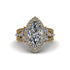 Diamond Majestic Splendor Engagement Ring - Antonella No. 1