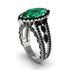 Emerald Majestic Splendor Engagement Ring - Antonella No. 36 image 1