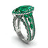 Emerald Majestic Splendor Engagement Ring - Antonella No. 21 image 1