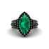 Emerald Majestic Splendor Engagement Ring - Antonella No. 36 image 2