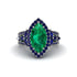 Emerald Majestic Splendor Engagement Ring - Antonella No. 66 image 2