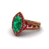 Emerald Majestic Splendor Engagement Ring - Antonella No. 49 image 3