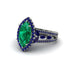 Emerald Majestic Splendor Engagement Ring - Antonella No. 66 image 3