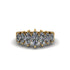 Marquise-Cut Diamond Cascade Engagement Ring - Regina No. 1