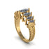 Marquise-Cut Diamond Cascade Engagement Ring - Regina No. 1 image 1
