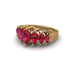 Marquise-Cut Ruby Cascade Engagement Ring - Regina No. 10 image 2