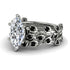 Marquise Diamond Golden Leaf Bridal Set - Julieta No. 33 image 2