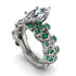 Marquise Diamond Golden Leaf Bridal Set - Julieta No. 18 image 3