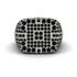 Black Diamond Men's Geometric Grid Ring - Pat No. 9 image 3