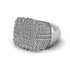 Diamond Men's Geometric Grid Ring - Pat No. 3 image 2