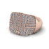 Diamond Men's Geometric Grid Ring - Pat No. 2 image 2