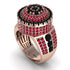 Round Black Diamond Mens Luxury Ring - Chris No. 53