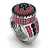 Round Black Diamond Mens Luxury Ring - Chris No. 54 image 1