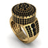 Round Black Diamond Mens Luxury Ring - Chris No. 37 image 1