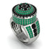 Round Black Diamond Mens Luxury Ring - Chris No. 24 image 1