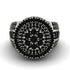 Round Black Diamond Mens Luxury Ring - Chris No. 39