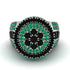 Round Black Diamond Mens Luxury Ring - Chris No. 24