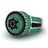 Round Black Diamond Mens Luxury Ring - Chris No. 24