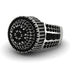 Round Black Diamond Mens Luxury Ring - Chris No. 39