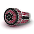 Round Black Diamond Mens Luxury Ring - Chris No. 54 image 3