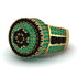 Round Black Diamond Mens Luxury Ring - Chris No. 22
