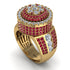Round Diamond Mens Luxury Ring - Chris No. 46 image 1