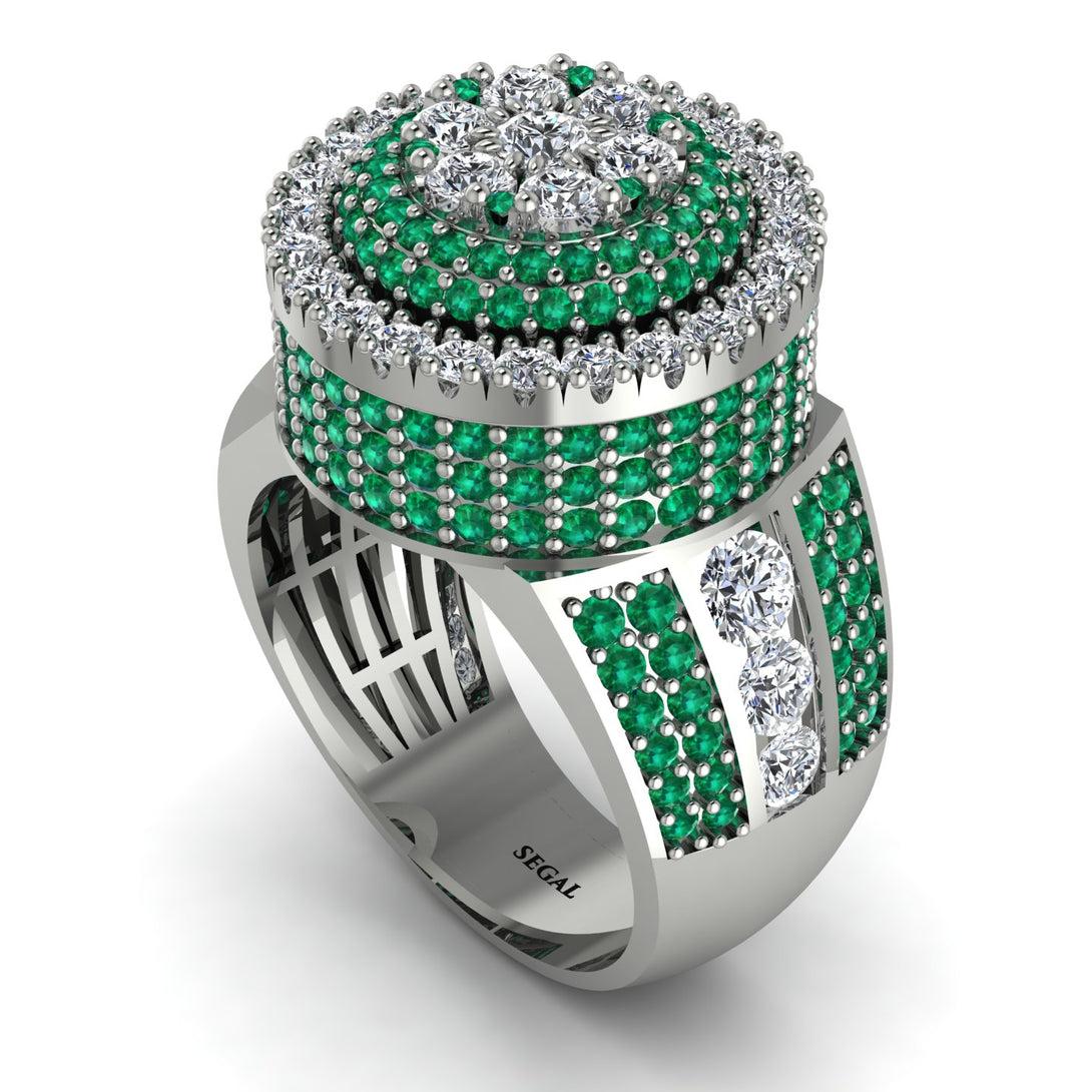Round Diamond Mens Luxury Ring - Chris No. 18