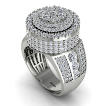 Round Diamond Mens Luxury Ring - Chris No. 3 image 1