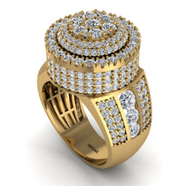Round Diamond Mens Luxury Ring - Chris No. 1 image 1