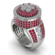 Round Diamond Mens Luxury Ring - Chris No. 48 image 1