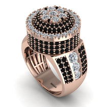 Round Diamond Mens Luxury Ring - Chris No. 32 image 1