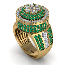 Round Diamond Mens Luxury Ring - Chris No. 16 image 1