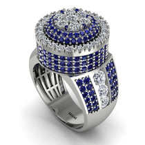 Round Diamond Mens Luxury Ring - Chris No. 63 image 1