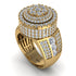 Round Diamond Mens Luxury Ring - Chris No. 1